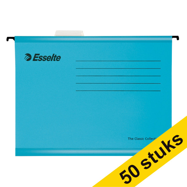 Esselte Classic blue reinforced suspension files, 380mm (50-pack) 203160 - 1