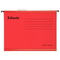 Esselte Classic red reinforced suspension files, 345mm (25-pack) 90316 203232