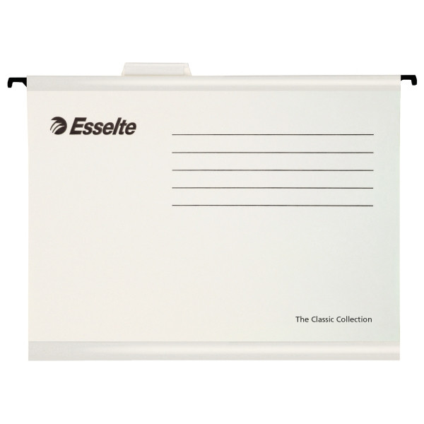 Esselte Classic white reinforced suspension files, 345mm (25-pack) 90319 203234 - 1