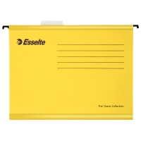Esselte Classic yellow reinforced suspension files, 345mm (25-pack) 90314 203231