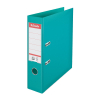 Esselte ES06581 turquoise A4 plastic lever arch file binder, 75mm