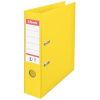 Esselte ES80618 yellow A4 plastic lever arch file binder, 75mm