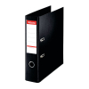 Esselte ES80663 black A4 plastic lever arch file binder, 75mm 811370 227541
