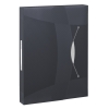 Elasticated folder 40mm (380 sheets) | Esselte Vivida transparent black 203217 - 1