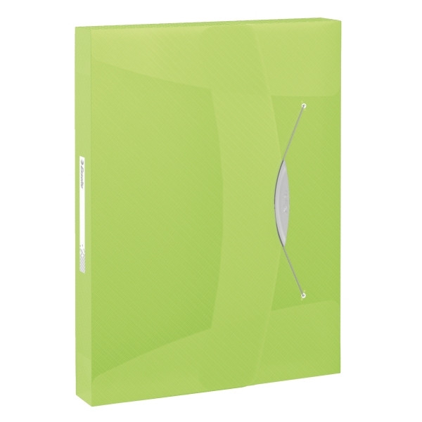 Elasticated folder 40mm (380 sheets) | Esselte Vivida transparent green 203221 - 1