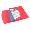 Elasticated folder 40mm (380 sheets) | Esselte Vivida transparent red 203220 - 2