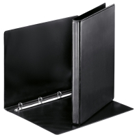 Esselte Essentials Panorama black binder with 4 D-rings, 30mm 49753 203978