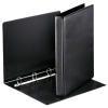 Esselte Essentials Panorama black binder with 4 D-rings, 44mm