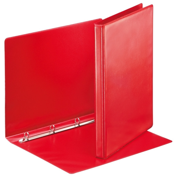 Esselte Essentials Panorama red binder with 4 D-rings, 30mm 49751 203974 - 1