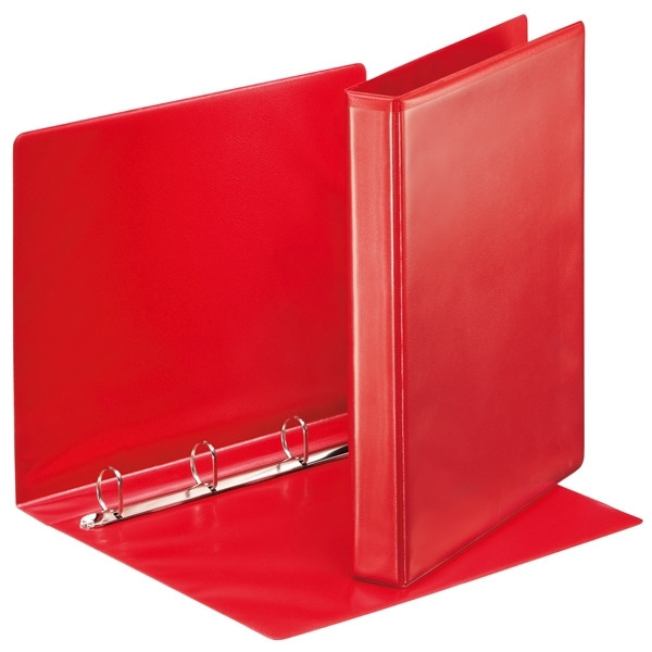 Esselte Essentials Panorama red binder with 4 D-rings, 44mm 49731 203966 - 1