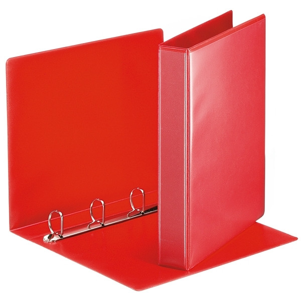 Esselte Essentials Panorama red binder with 4 D-rings, 51mm 49713 203872 - 1