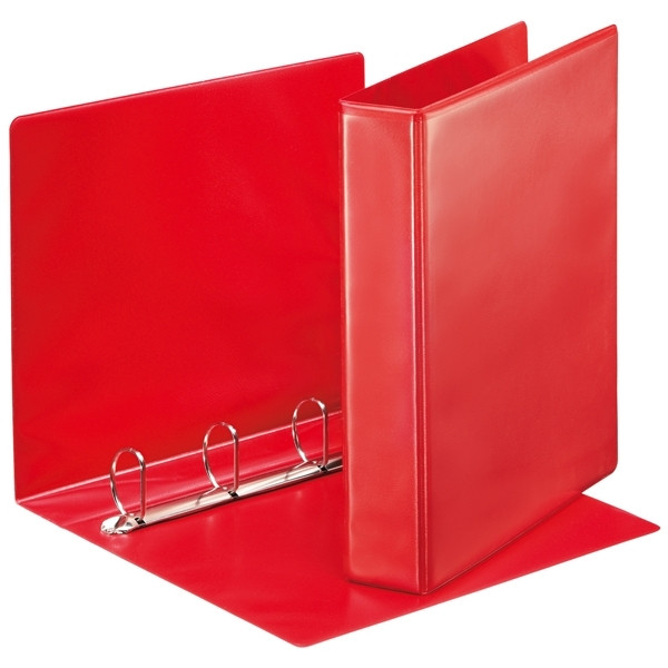 Esselte Essentials Panorama red binder with 4 D-rings, 62mm 49761 203880 - 1
