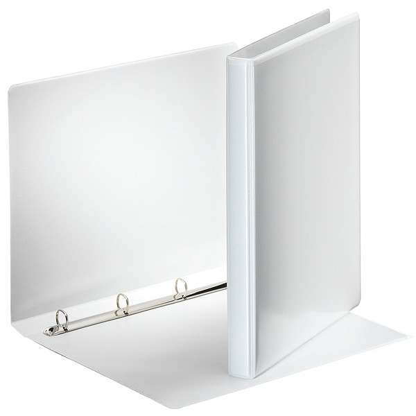 Esselte Essentials Panorama white binder with 4 D-rings, 30mm 49700 203972 - 1