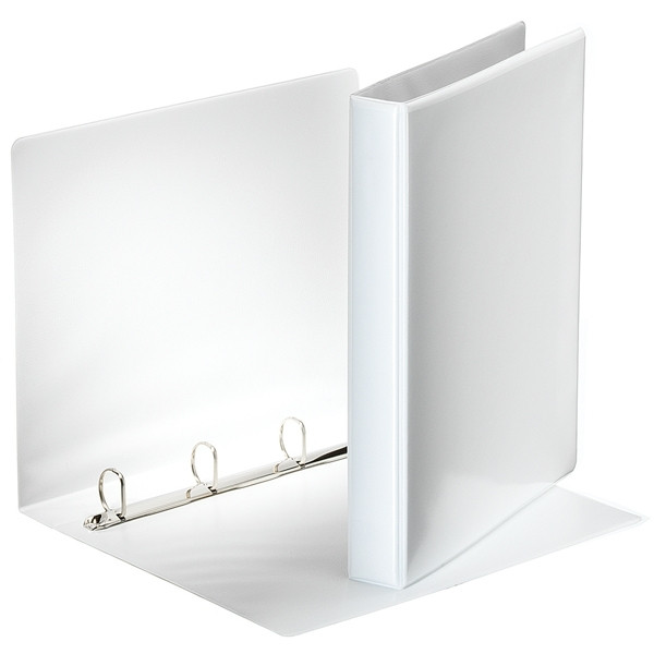 Esselte Essentials Panorama white binder with 4 D-rings, 44mm 49702 203964 - 1