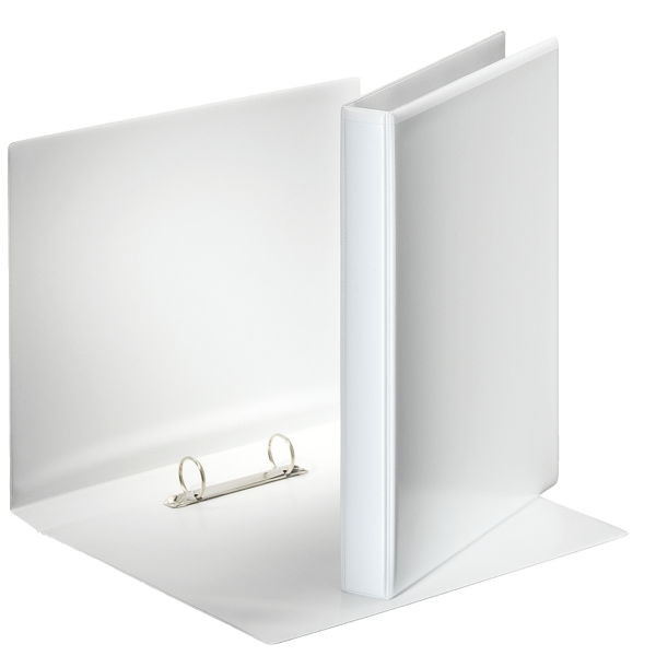 Esselte Essentials Panorama white ring binder with 2 O-rings, 25mm 49708 203243 - 1