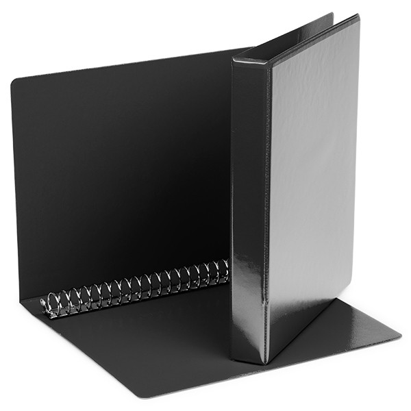 Esselte Essentials black panorama ring binder with 23 O-rings, 20mm 5800431 203246 - 1