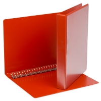 Esselte Essentials red panorama ring binder with 23 O-rings, 20mm 5800428 203248