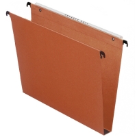 Esselte Orgarex Kori orange folio vertical suspension file, 390mm x 30mm (50-pack) 10403 203548
