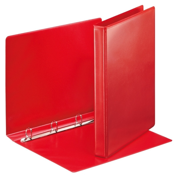 Esselte Panorama red binder with 4 D-rings, 38mm 17854 203936 - 1
