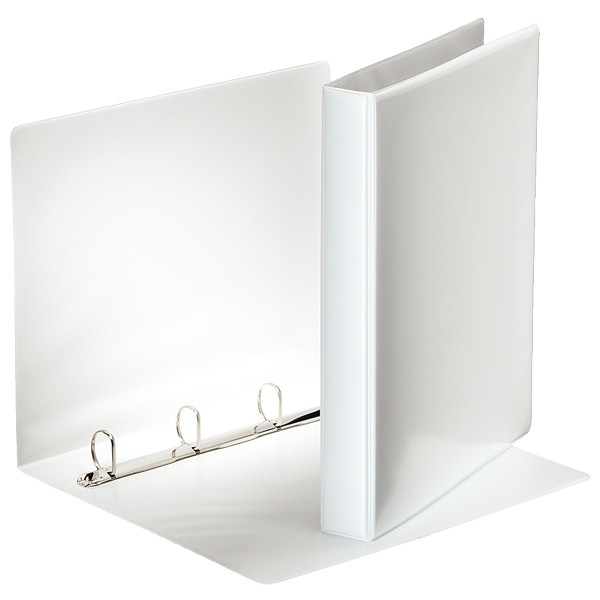 Esselte Panorama white binder with 4 D-rings, 51mm 17857 203950 - 1