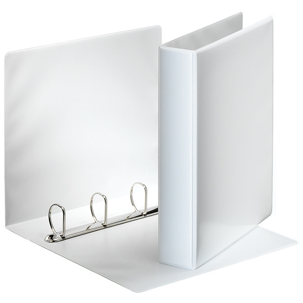 Esselte Panorama white binder with 4 D-rings, 63mm 17861 203958 - 1