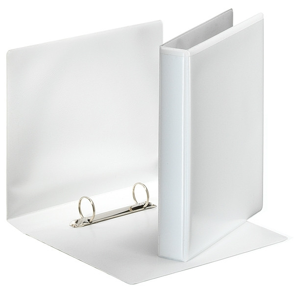 Esselte Panorama white ring binder with 2 D-rings 46571 203914 - 1
