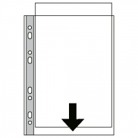 Plastic punched pocket A3, 11-hole | 90 micron | Esselte | 50-pack 203924
