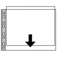 Plastic punched pocket A3 landscape, 11-hole | 90 micron | Esselte | 50-pack 203926