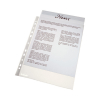 Plastic punched pocket A4, 11-hole | 38 micron | Esselte | 100-pack