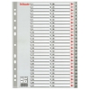 Plastic tabs 1-54 (54 grey tabs) | A4, 11-hole | Esselte 203820 - 1
