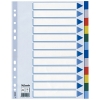 Plastic tabs (12 coloured tabs) | A4, 11-hole | Esselte 203804 - 1