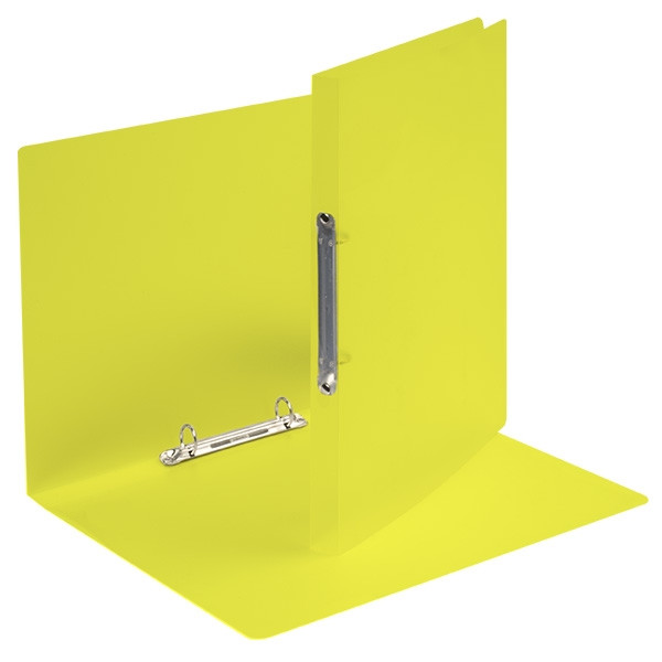 Ring binder 25mm (2x O-rings) | Esselte 10918 | yellow transparent 203203 - 1