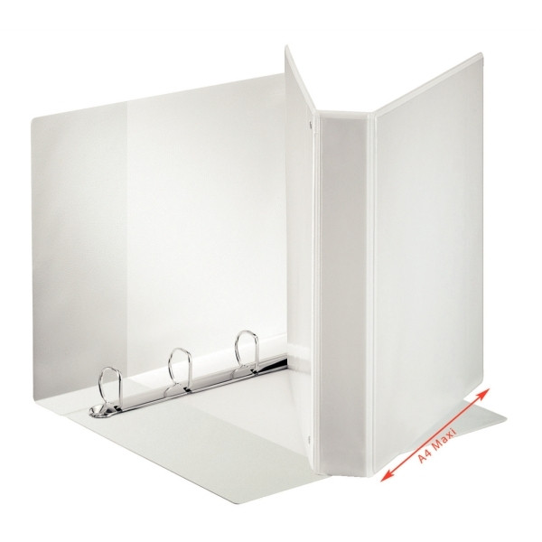 Ring binder 30mm (4x D-rings) | Esselte Panorama Maxi | white 203250 - 1