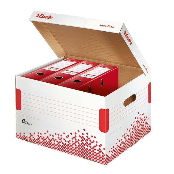 Esselte Speedbox A4 storage and transport box, 392mm x 301mm x 334mm (15-pack) 623914 203216 - 1