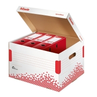 Esselte Speedbox A4 storage and transport box, 392mm x 301mm x 334mm (15-pack) 623914 203216