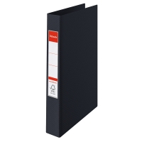 Esselte Vivida black plastic ring binder with 4 O-rings, 42mm 14462 203786