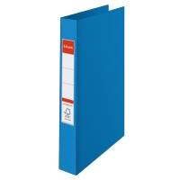 Esselte Vivida blue plastic ring binder with 4 O-rings, 42mm 14460 203782