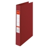 Esselte Vivida burgundy plastic ring binder with 2 O-rings, 42mm
