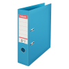 Esselte Vivida light blue plastic binder, 75mm