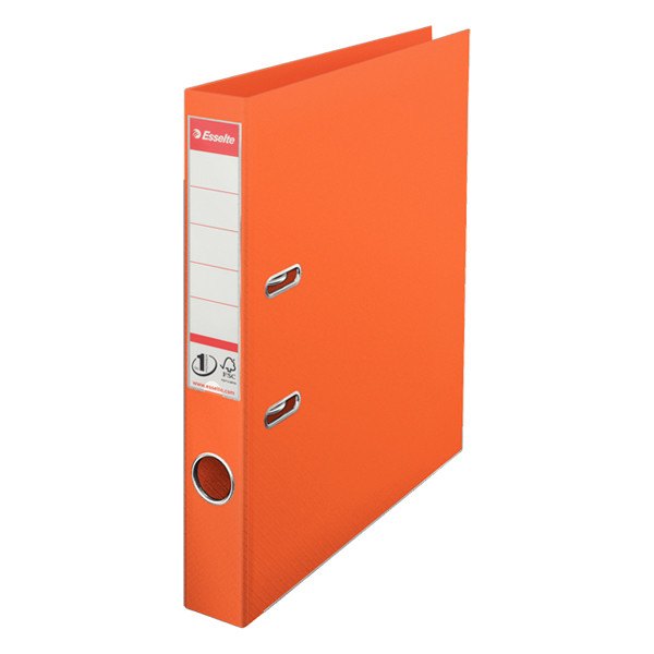 Esselte Vivida orange plastic folder, 50mm 203284 - 1