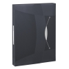 Esselte Vivida transparent black document box, 40mm (380 sheets) 624049 203217 - 1