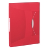 Esselte Vivida transparent red document box, 40mm (380 sheets) 203220 - 1