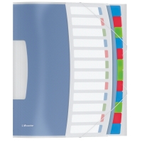 Esselte Vivida transparent sorting folder (12 tabs) 624030 203260