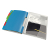 Esselte Vivida transparent sorting folder (6 tabs) 624029 203259 - 3