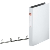 Esselte Vivida white plastic ring binder with 4 O-rings, 42mm 203776 - 1