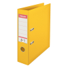 Esselte Vivida yellow plastic folder, 75mm 203267 - 1