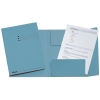 Esselte blue A4 3-flap folder with line printing (50-pack)