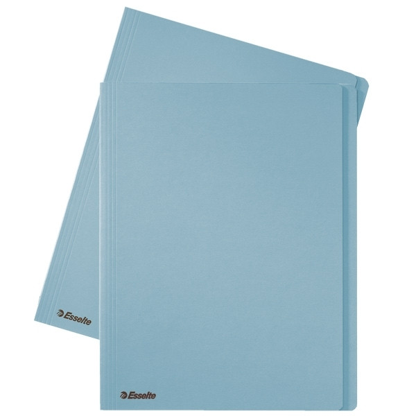 Esselte blue A4 card insert folder with 10mm overlap (100-pack) 1033402 203644 - 1
