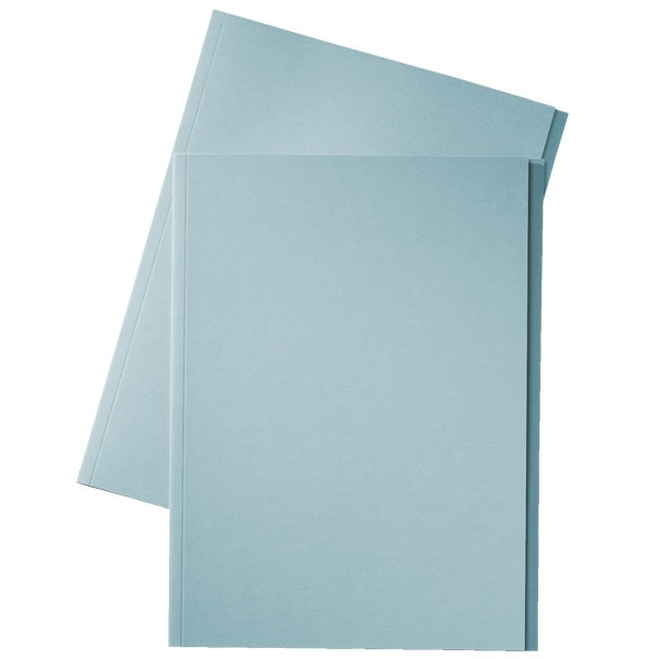 Esselte blue cardboard insert folder with 10mm overlap (100-pack) 1032402 203660 - 1