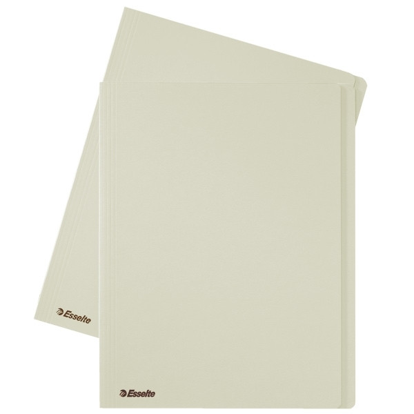 Esselte cream A4 card insert folder with 10mm overlap (100-pack) 1033404 203646 - 1
